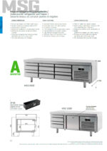 Mesa Baja de Congelación Acero Inoxidable 190 Litros 4 Cajones Gama MSG GN1/1 700 - 1400x700x650h mm MSG 1400 BT INFRICO - Imagen 3