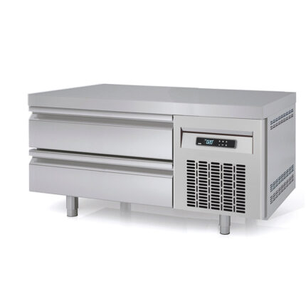 Mesa Baja Refrigerada Acero Inoxidable 2 Cajones 169 Litros Gama US RANGE DKBR 1210x700x600h mm DKBR-47 Docriluc