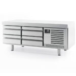 Mesa Baja Refrigerada Acero Inoxidable 4 Cajones 190 Litros Gama MSG GN1/1 700 - 1400x700x650h mm MSG 1400 Infrico