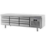 Mesa Baja Refrigerada Acero Inoxidable 6 Cajones 310 Litros Gama MSG GN1/1 700 - 2000x700x650h mm MSG 2000 Infrico