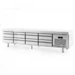 Mesa Baja Refrigerada Acero Inoxidable 8 Cajones 435 Litros Gama MSG GN1/1 700 - 2400x700x650h mm MSG 2400 Infrico