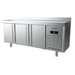 Mesa Congelación de Acero Inoxidable 3 Puertas Opacas 3 Estantes 385 Litros Gama 600 - 1960x600x850h mm BMPP 2000 BT Infrico