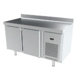 Mesa de Congelación GN 1/1 Acero Inoxidable 2 Puertas Opacas 2 Estantes 305 Litros Gama IM 700 - 1468x700x850h mm IM702PN Infrico