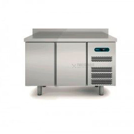 Mesa Refrigerada Acero Inoxidable 2 Puertas Opacas 2 Estantes 245 Litros Gama ERMS 2020x600x850h mm ERMS-200 Docriluc