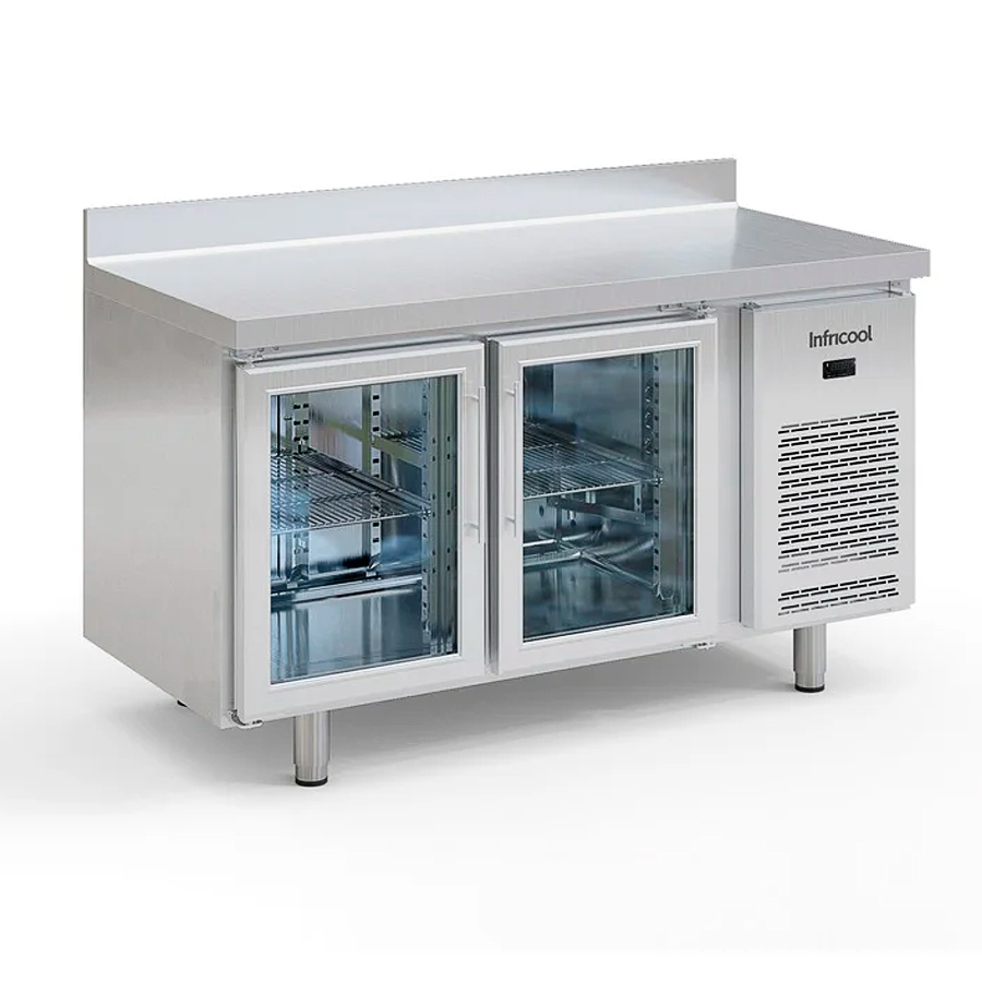 Mesa-Refrigerada-GN-1-1-Acero-Inoxidable-2-Puertas-de-Cristal-2-Estantes-305-Litros-Gama-IM-700-1468x700x850h-mm-IM702PCR-Infrico.jpg Mesa Refrigerada GN 1/1 Acero Inoxidable 2 Puertas de Cristal 2 Estantes 305 Litros Gama IM 700 - 1468x700x850h mm IM702PCR Infrico - Imagen 1