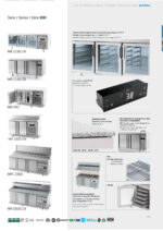 Mesa Refrigerada de Pastelería Acero Inoxidable 4 Puertas Opacas 4 Estantes 600x400 - 850 Litros Gama 800 - 2752x800x850h mm MR 2190 Infrico - Imagen 4