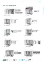 Mesa Refrigerada para Ensaladas 3 Puertas Opacas 3 Estantes 355 Litros 8 Cubas GN1/4 Gama 700 - 1460x700x885h mm ME 1003EN Infrico - Imagen 4