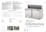 Mesa Refrigerada para Ingredientes Acero Inoxidable 12 Cubetas GN1/6 -100 - 1 Puerta Opaca 2 Estantes 500 Litros Gama US RANGE DSDTP 1701x805x1240h mm DSDTP-27-12 Docriluc - Imagen 2