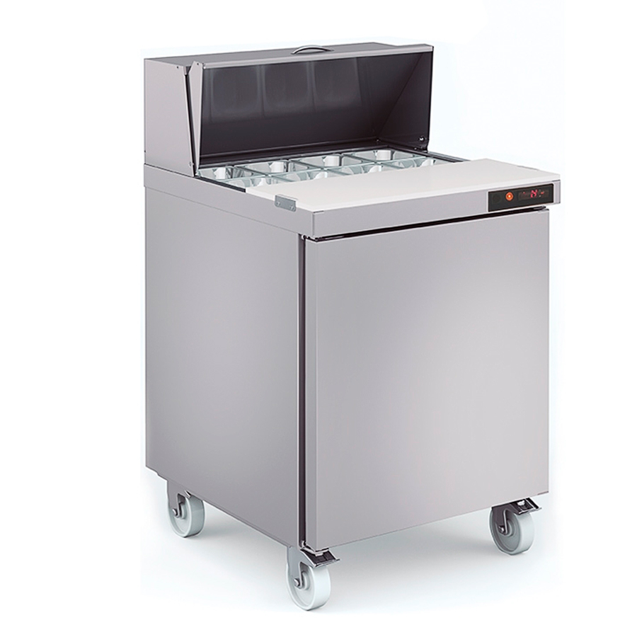 Mesa-Refrigerada-para-Preparacion-Acero-Inoxidable-12-Cubetas-GN1-6-100-1-Puerta-Opaca-2-Estantes-500-Litros-Gama-US-RANGE-DSDTP-1837x805x1240h-mm-DSDTP-27-12-Docriluc.jpg Mesa Refrigerada para Ingredientes Acero Inoxidable 12 Cubetas GN1/6 -100 - 1 Puerta Opaca 2 Estantes 500 Litros Gama US RANGE DSDTP 1701x805x1240h mm DSDTP-27-12 Docriluc - Imagen 1