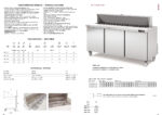 Mesa Refrigerada para Ingredientes Acero Inoxidable 8 Cubetas GN1/6-100 - 1 Puerta Opaca 2 Estantes 204 Litros Gama US RANGE DSDT 701x805x1175h mm DSDT-27-8 Docriluc - Imagen 2