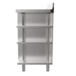 Mueble Cafetero Acero Inoxidable 2 Puertas Opacas 2 Cajones 1 Tolva Gama MCAF 1000x600x1050h mm MCAF 1000 CI Infrico - Imagen 4