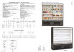 Mural Refrigerado Negro para Lácteos sin Puertas 8 Estantes 1098 Litros Gama EMS 1935x775x2000h mm EMS1 18 M2 Docriluc - Imagen 2