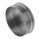 Ø 150 mm - Tapa Final Ciega de Acero Galvanizado Circular para la Instalación de Extracciones de Humo TFC150 Donbar