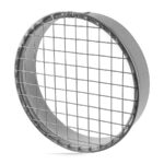Ø 150 mm - Tapa Final con Malla de Acero Galvanizado Circular para la Instalación de Extracciones de Humo TFM150 Donbar